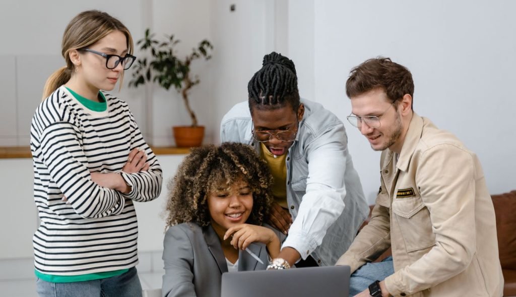 entrepreneurs in a meeting